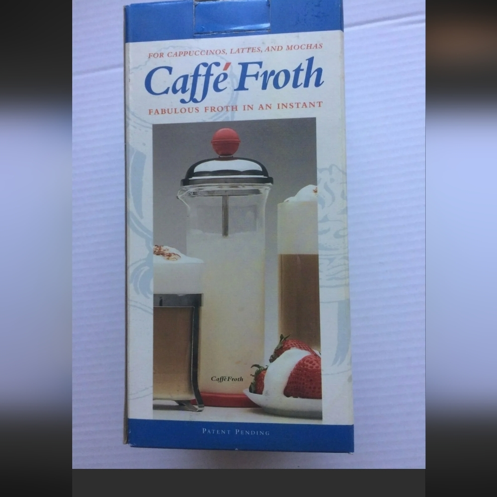 Vintage Bonjour, Caffe' Froth For Cappuccinos,Lattes and Mochas.1996